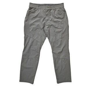 KUHL Men's 36x30 Deceptr Pants Gray Quick Dry Utility Outdoor Hiking Lightweight